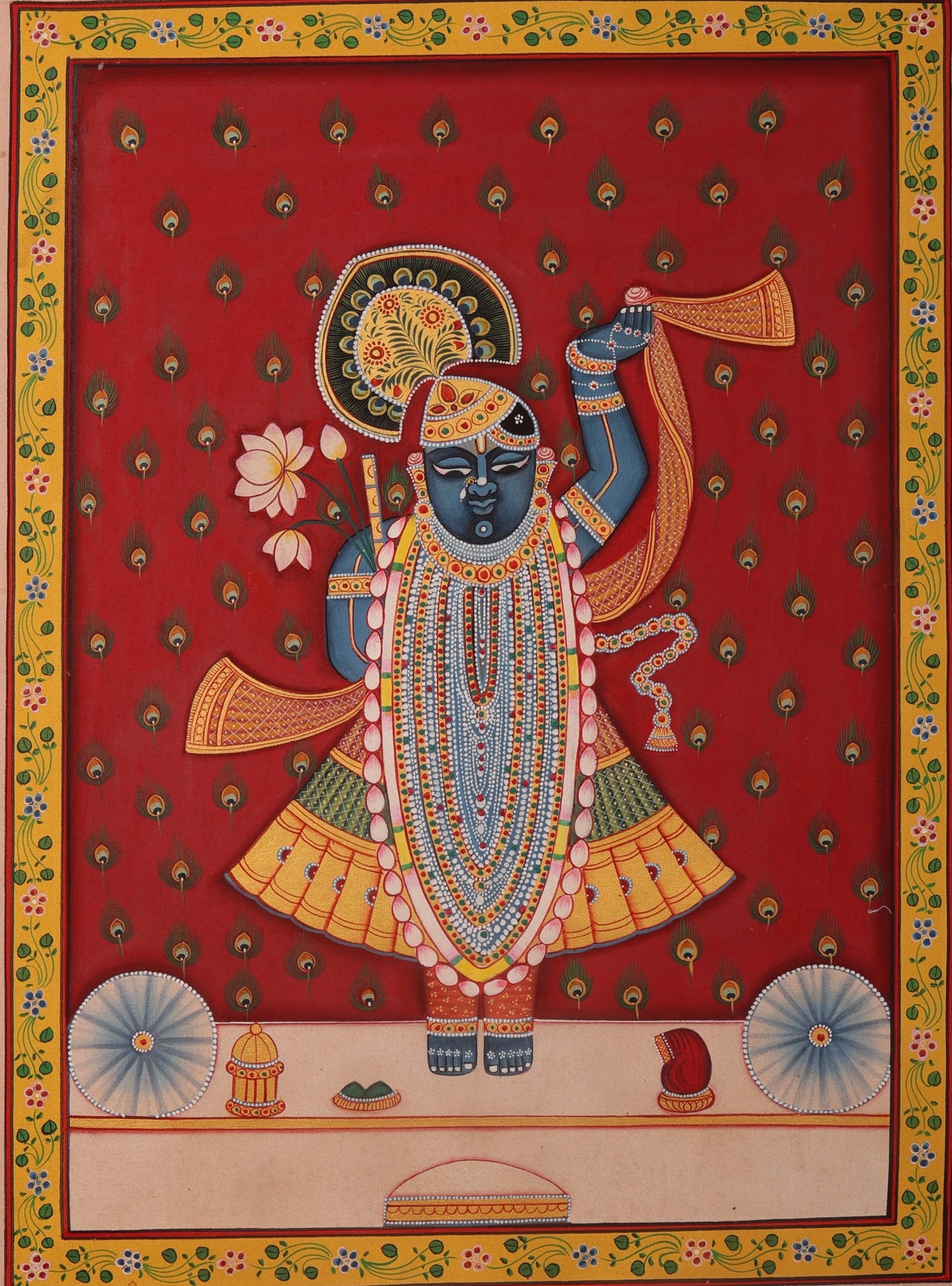 Hand Painting - Shrinathji (Without Frame)