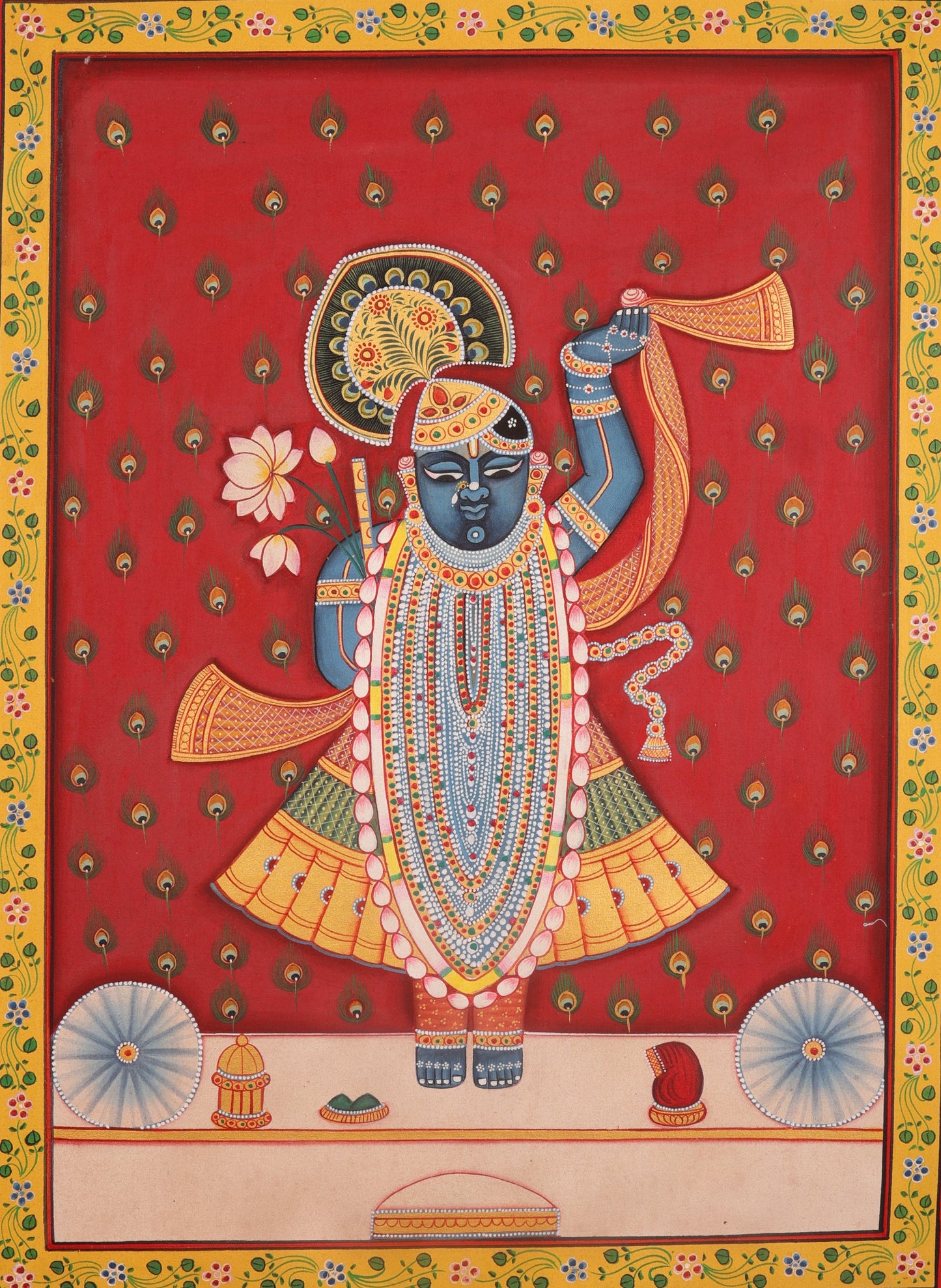 Hand Painting - Shrinathji (Without Frame)