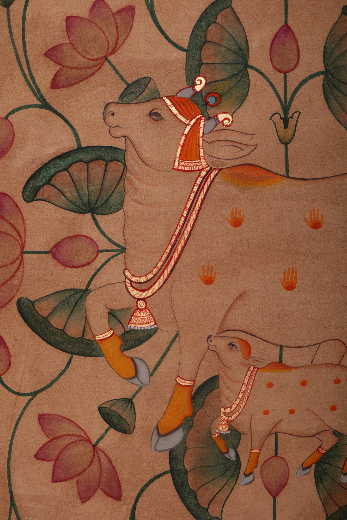 Hand Painting - Cow (Without Frame)
