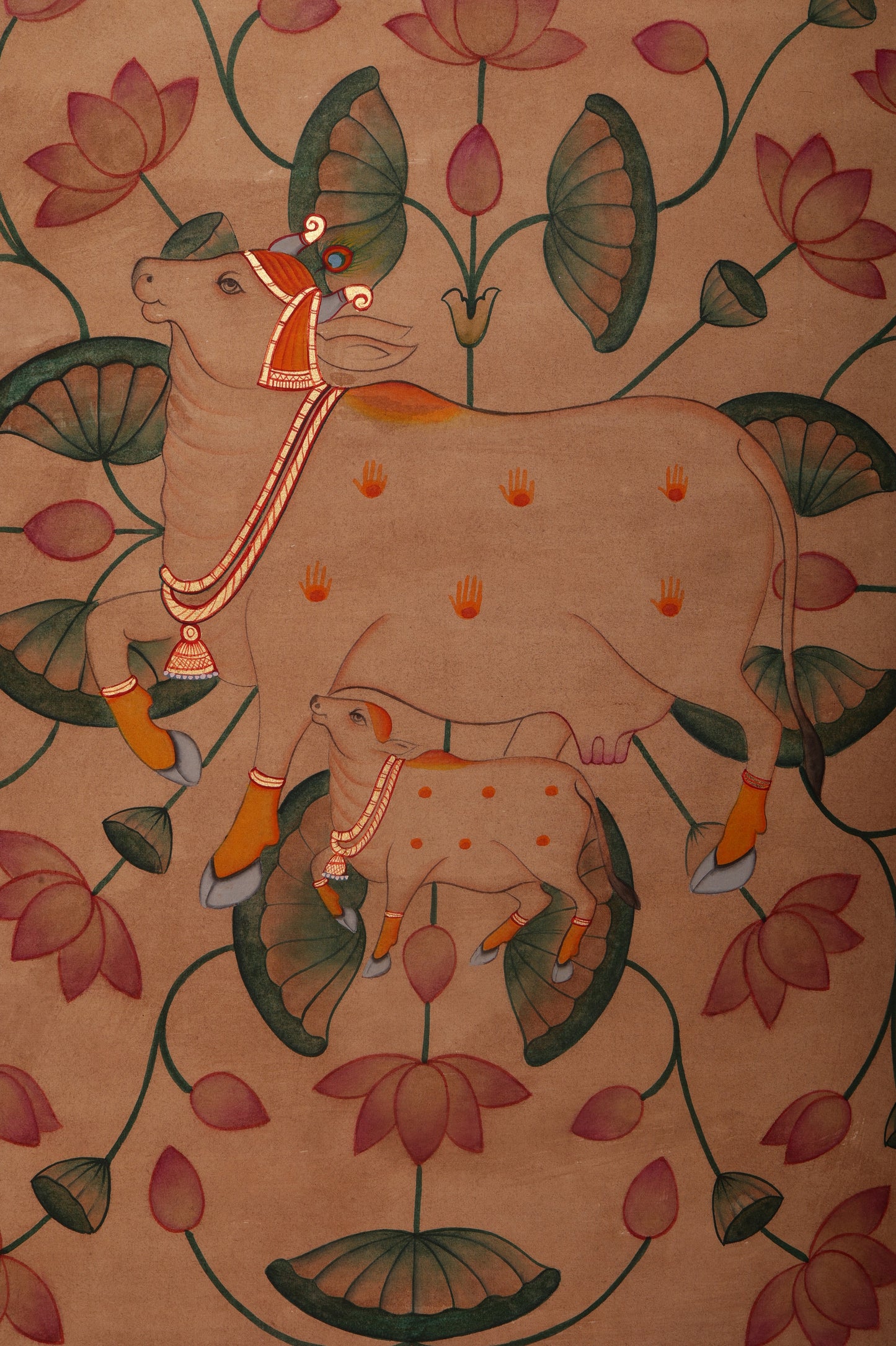 Hand Painting - Cow (Without Frame)