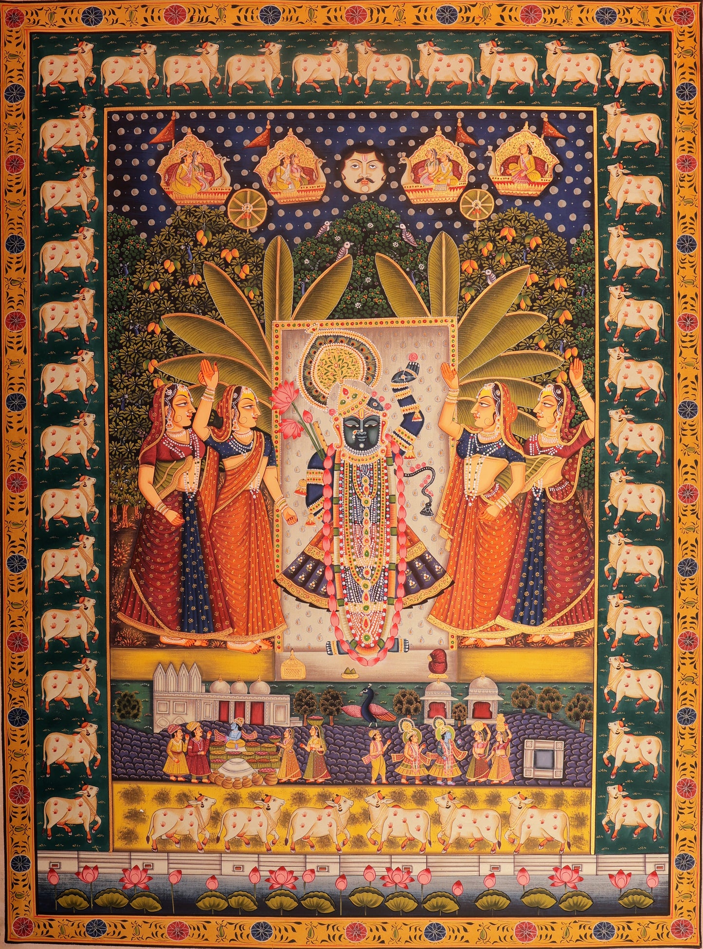 Hand Painting - Shrinathji (Without Frame)