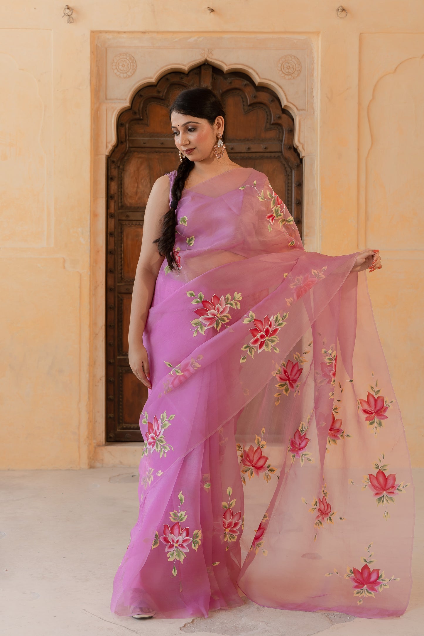 Draped in silk and adorned with love's finest petals 💕🌹