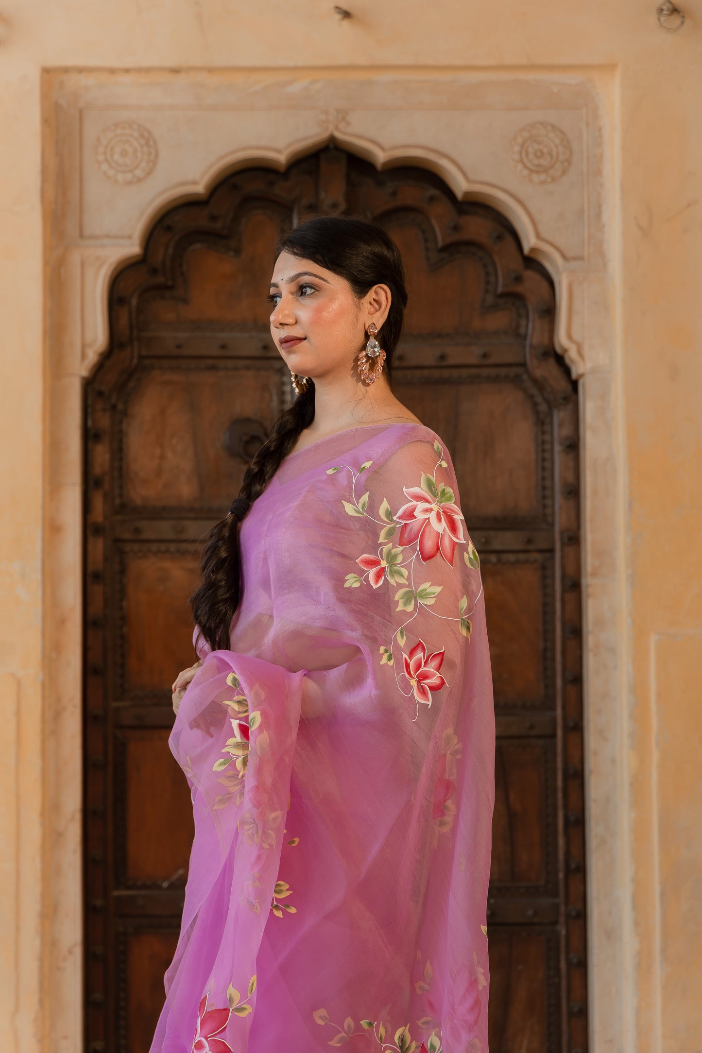 Draped in silk and adorned with love's finest petals 💕🌹