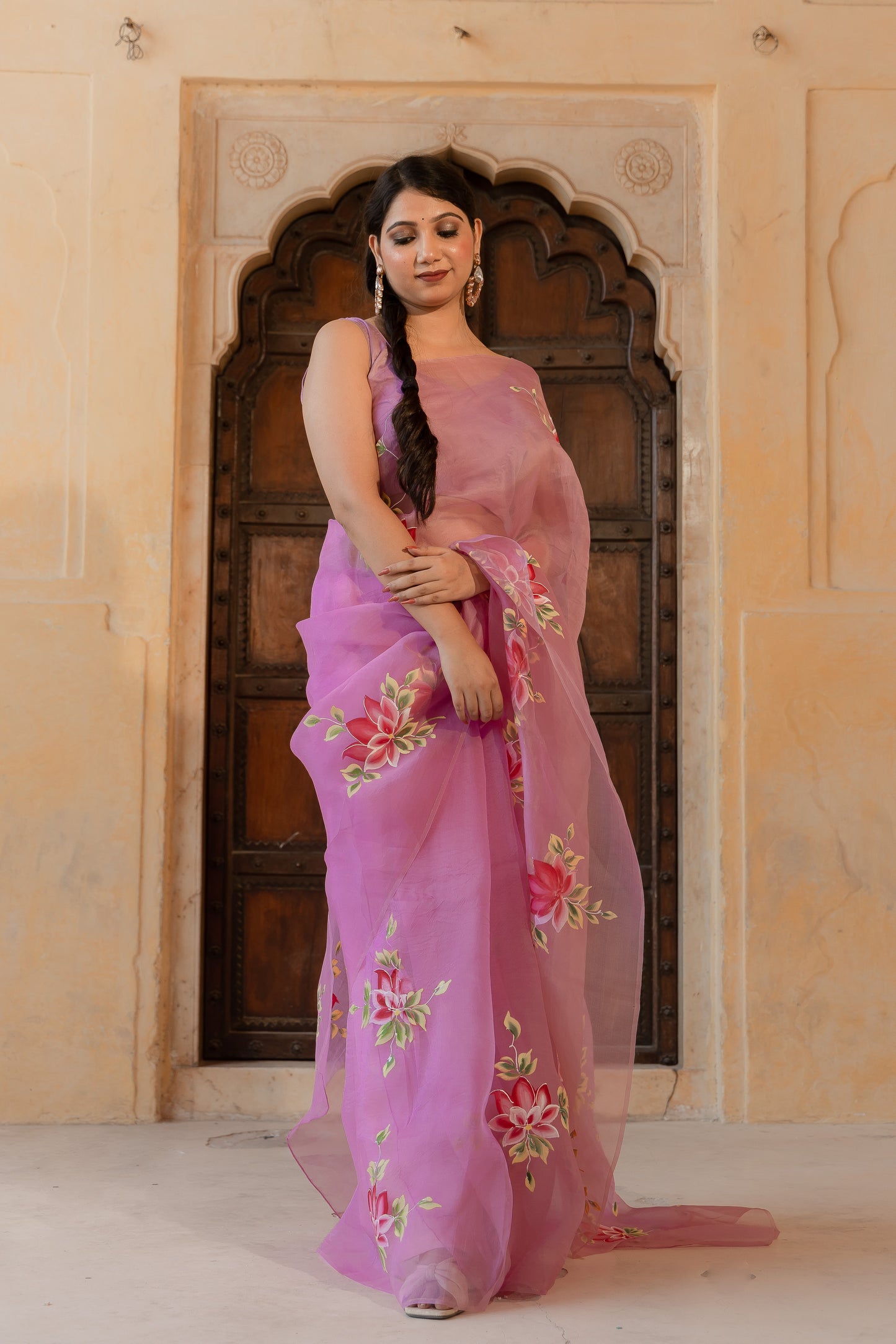 Draped in silk and adorned with love's finest petals 💕🌹