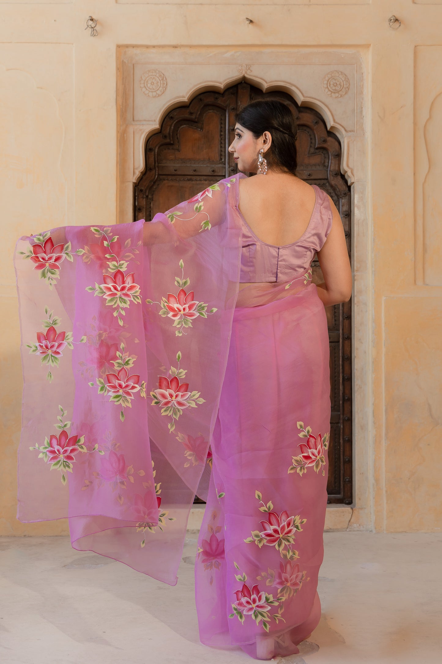 Draped in silk and adorned with love's finest petals 💕🌹