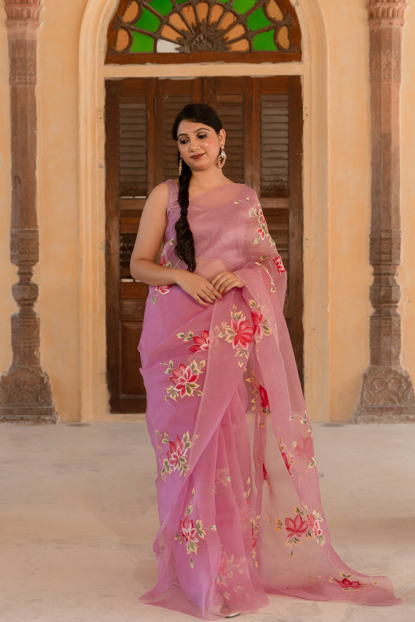 Draped in silk and adorned with love's finest petals 💕🌹