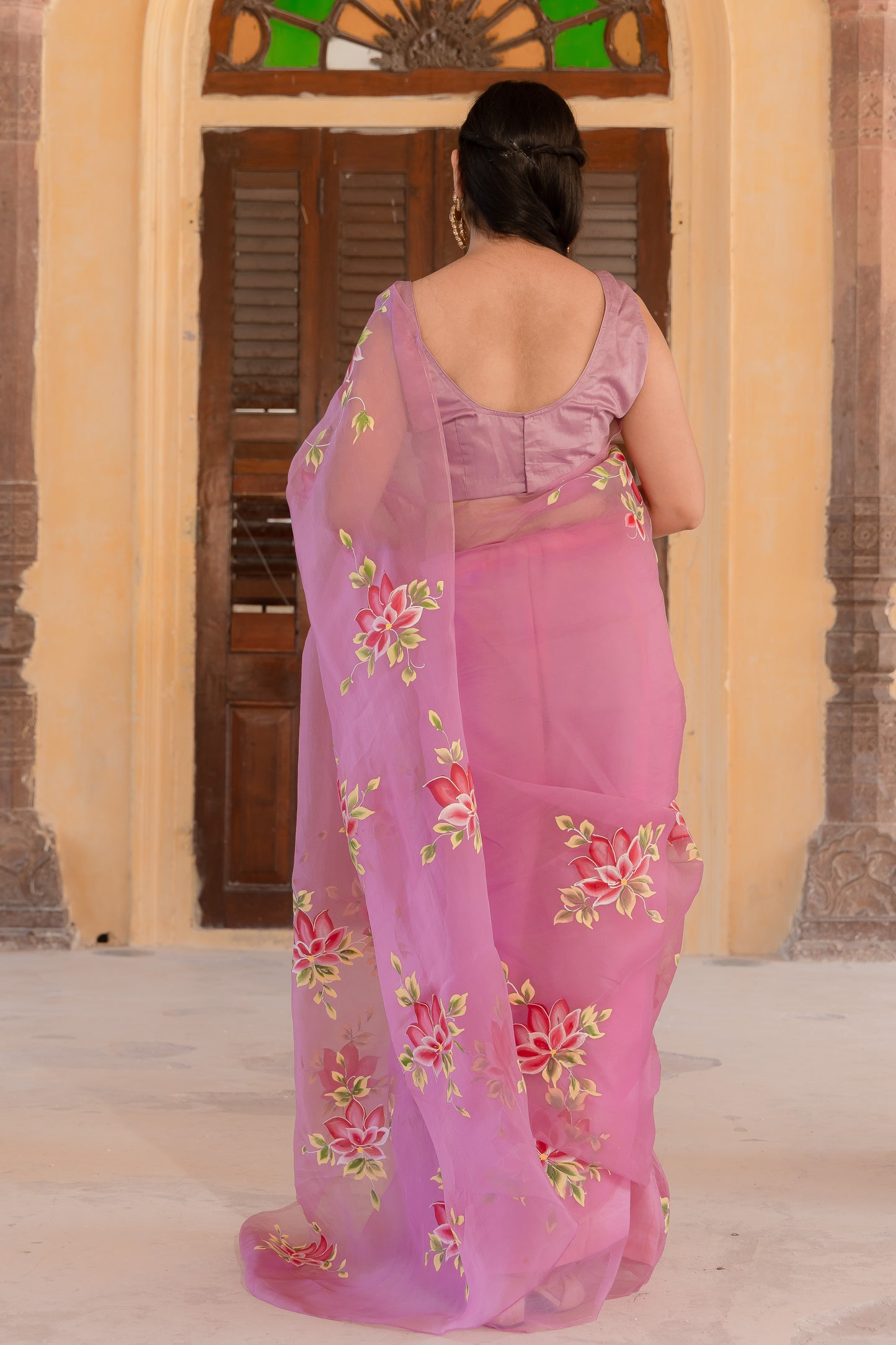 Draped in silk and adorned with love's finest petals 💕🌹
