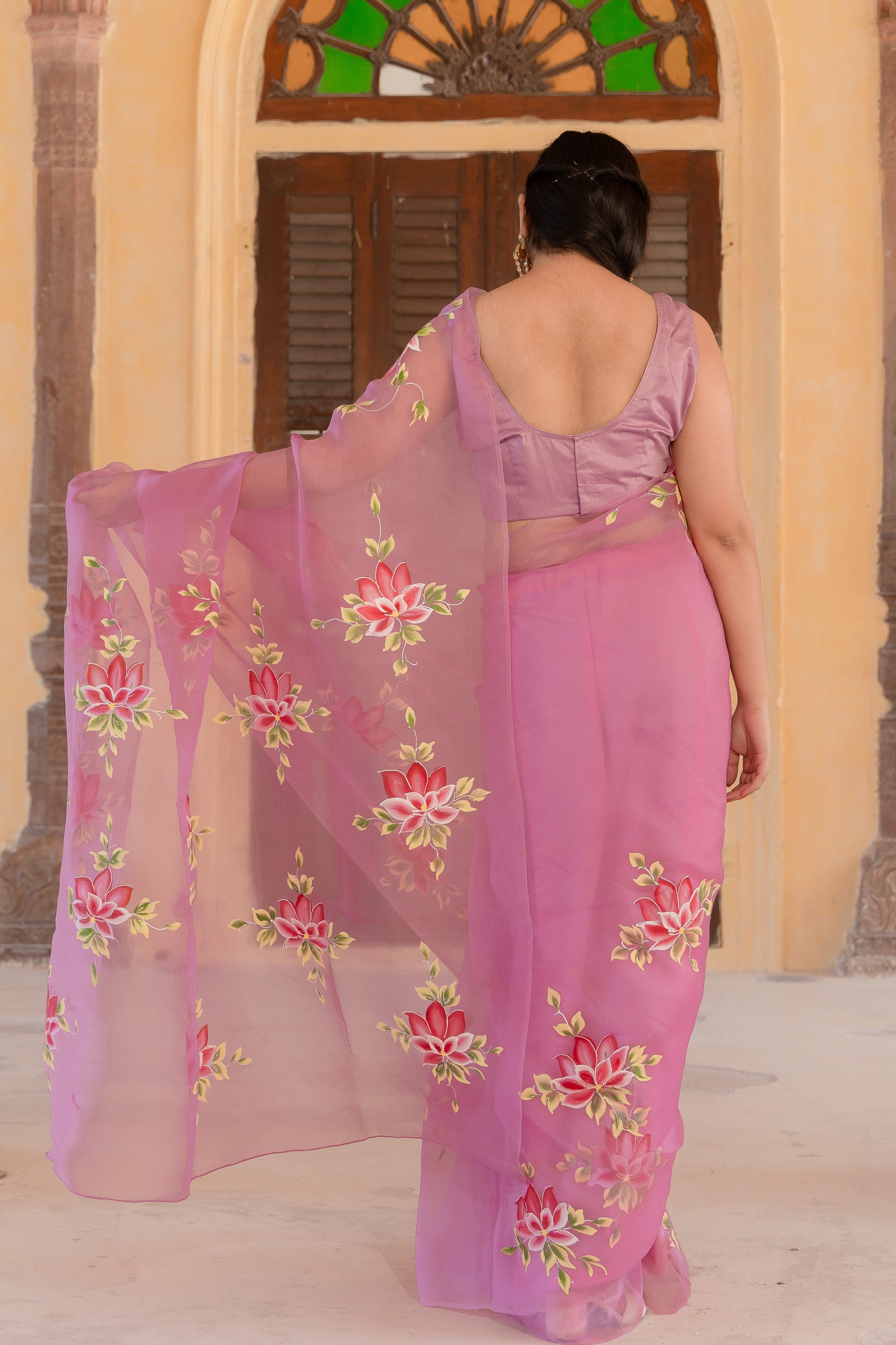 Draped in silk and adorned with love's finest petals 💕🌹