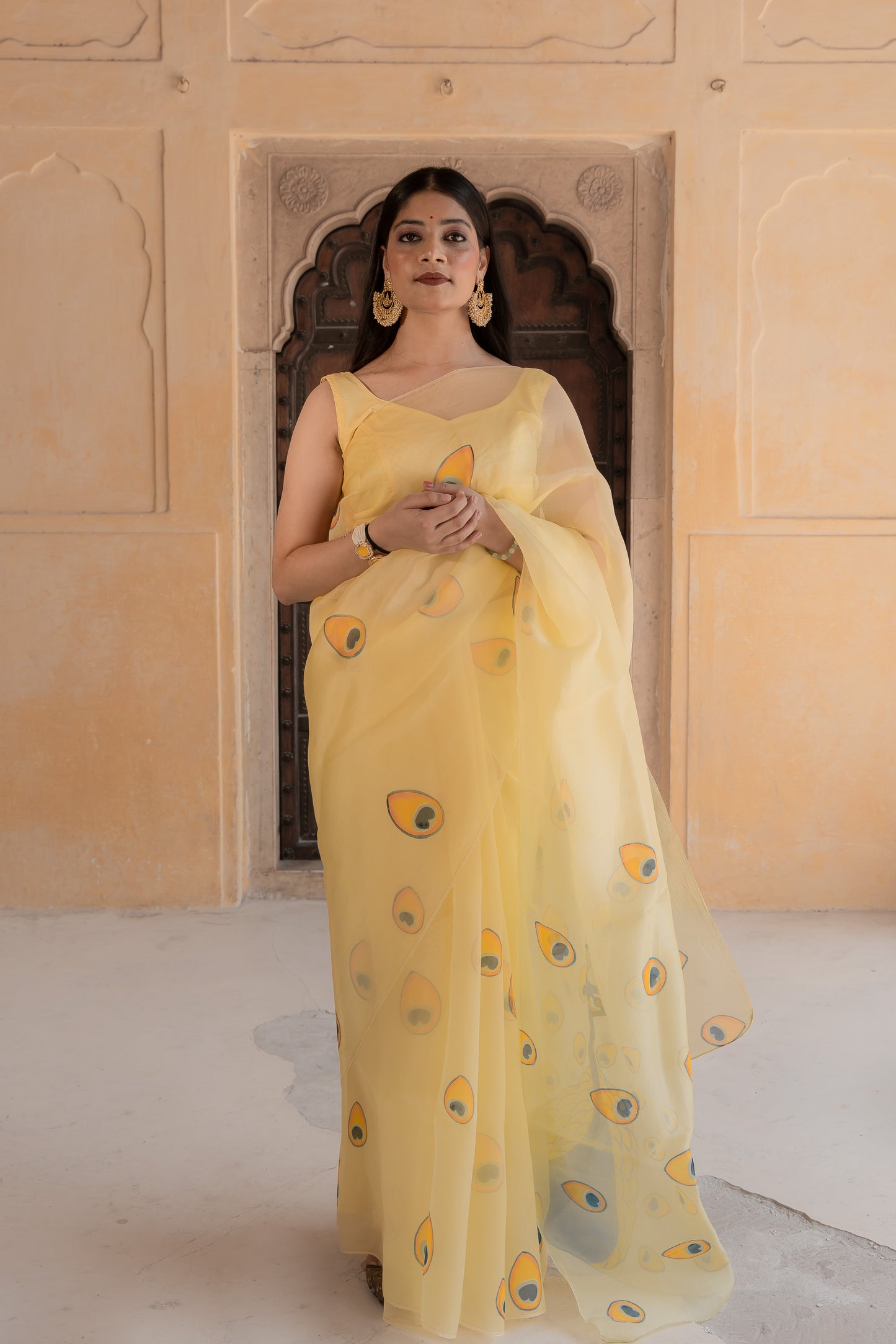 Peacock dreams and yellow beams—my kind of elegance