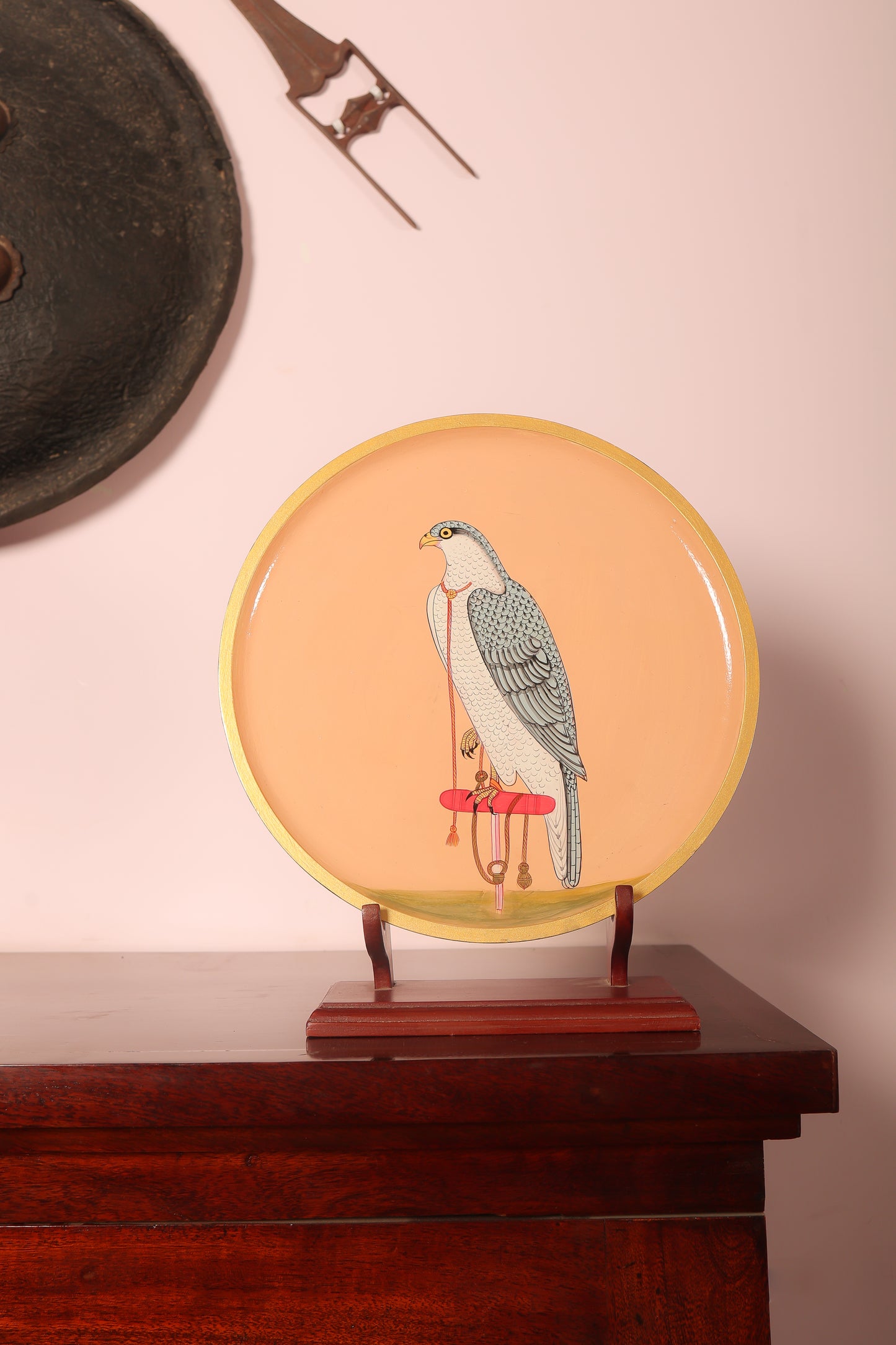 Eagle Handpainted Wall Plate - 12"