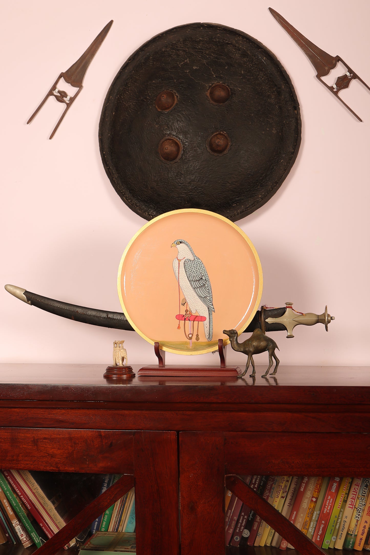 Eagle Handpainted Wall Plate - 12"