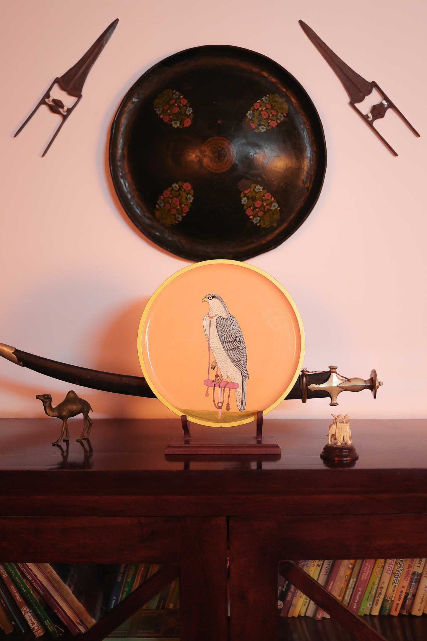 Eagle Handpainted Wall Plate - 12"