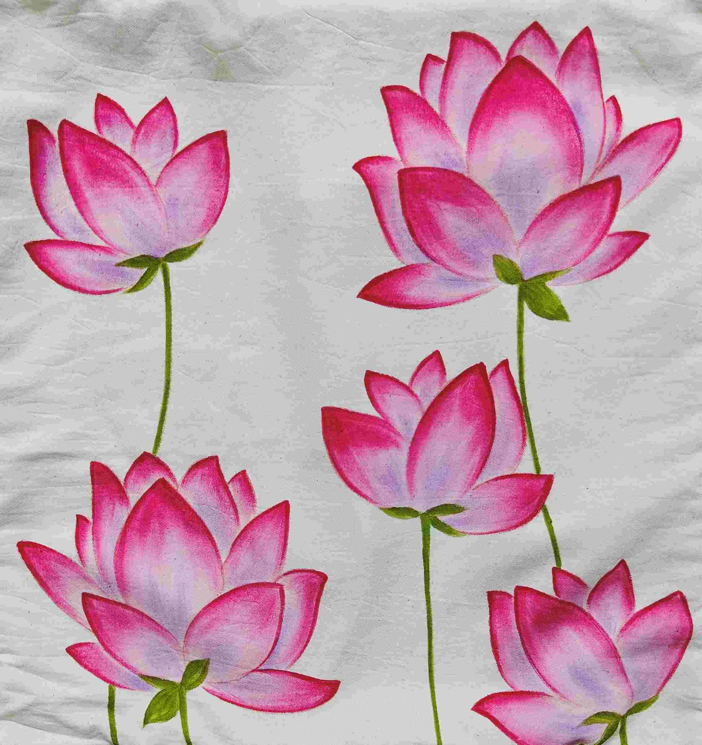 Cushion Cover - Pichwai Lotus Theme (Without Fillers)