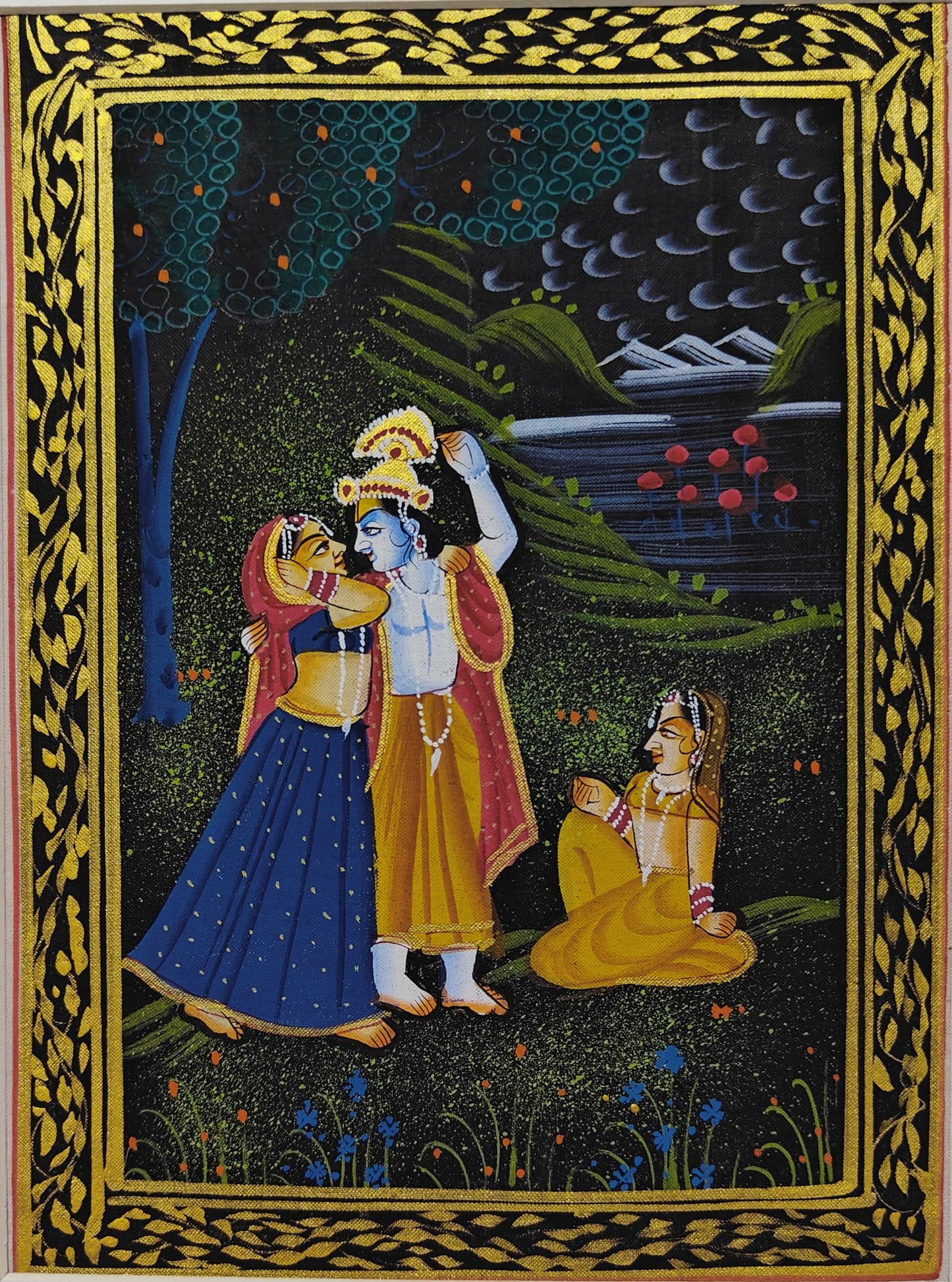 Hand Painting - Radha Krishan (Without Frame)